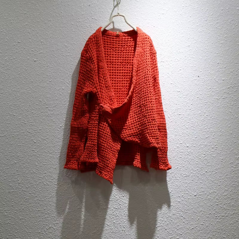 Women Loose Rough Linen One Button Jacket Ladies Vintage Chinese Style Outerwear Coat Female 2025 Flax Coat