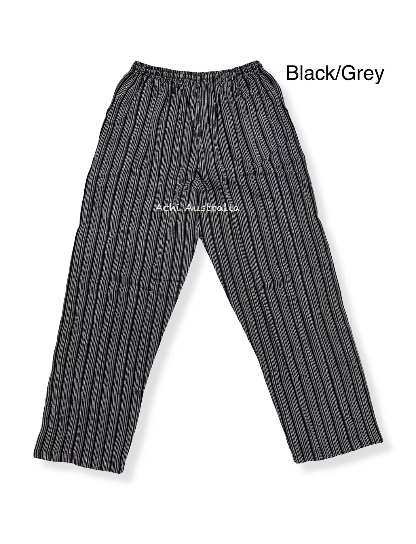 Hippie Mens Cotton Stripe Pants