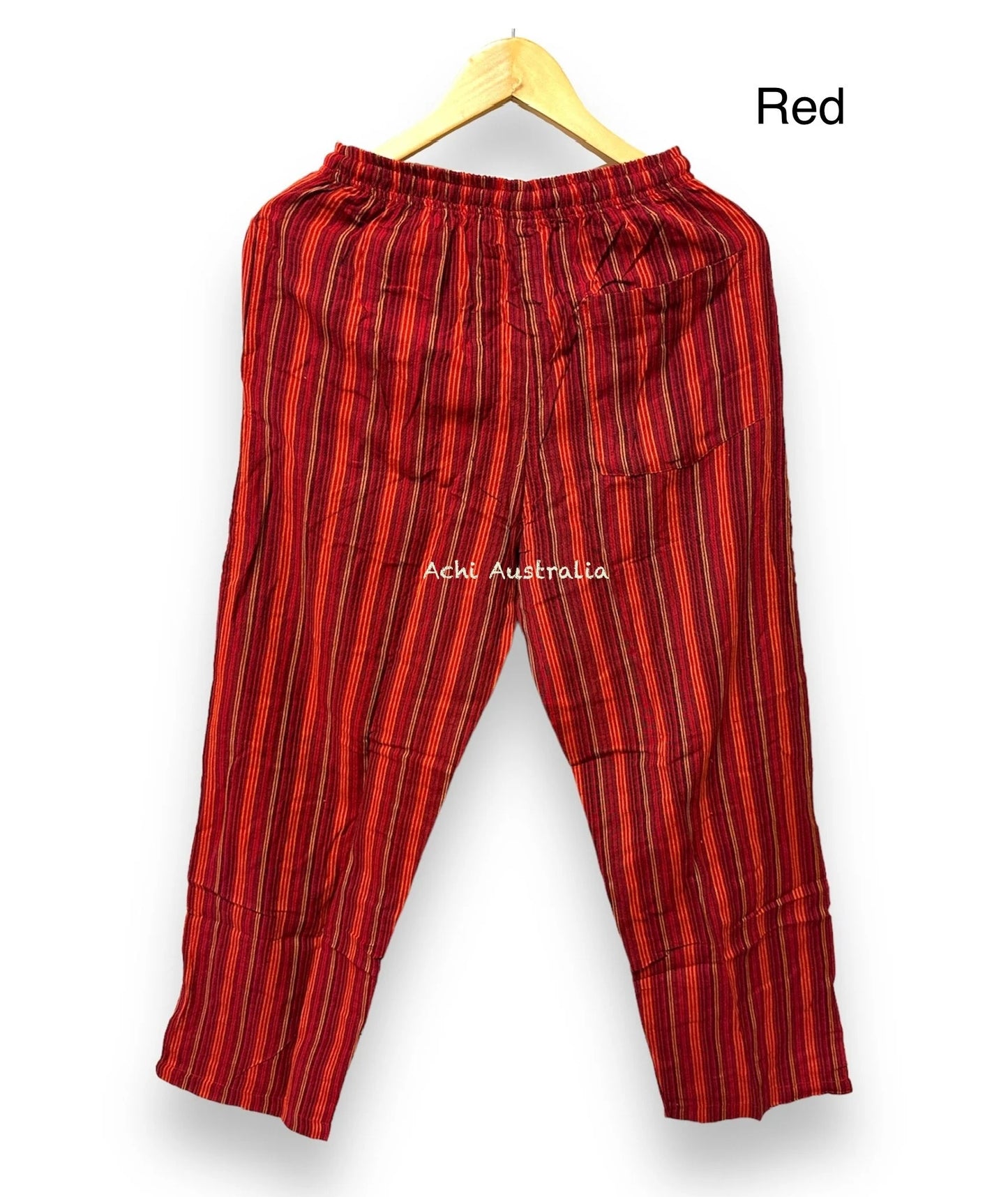 Hippie Mens Cotton Stripe Pants