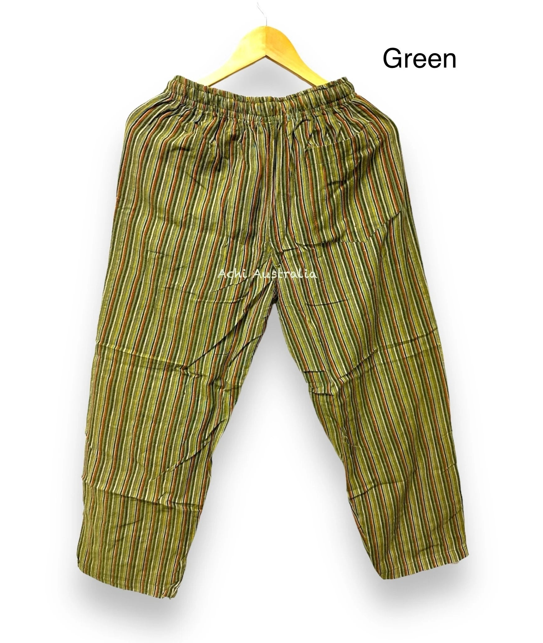 Hippie Mens Cotton Stripe Pants