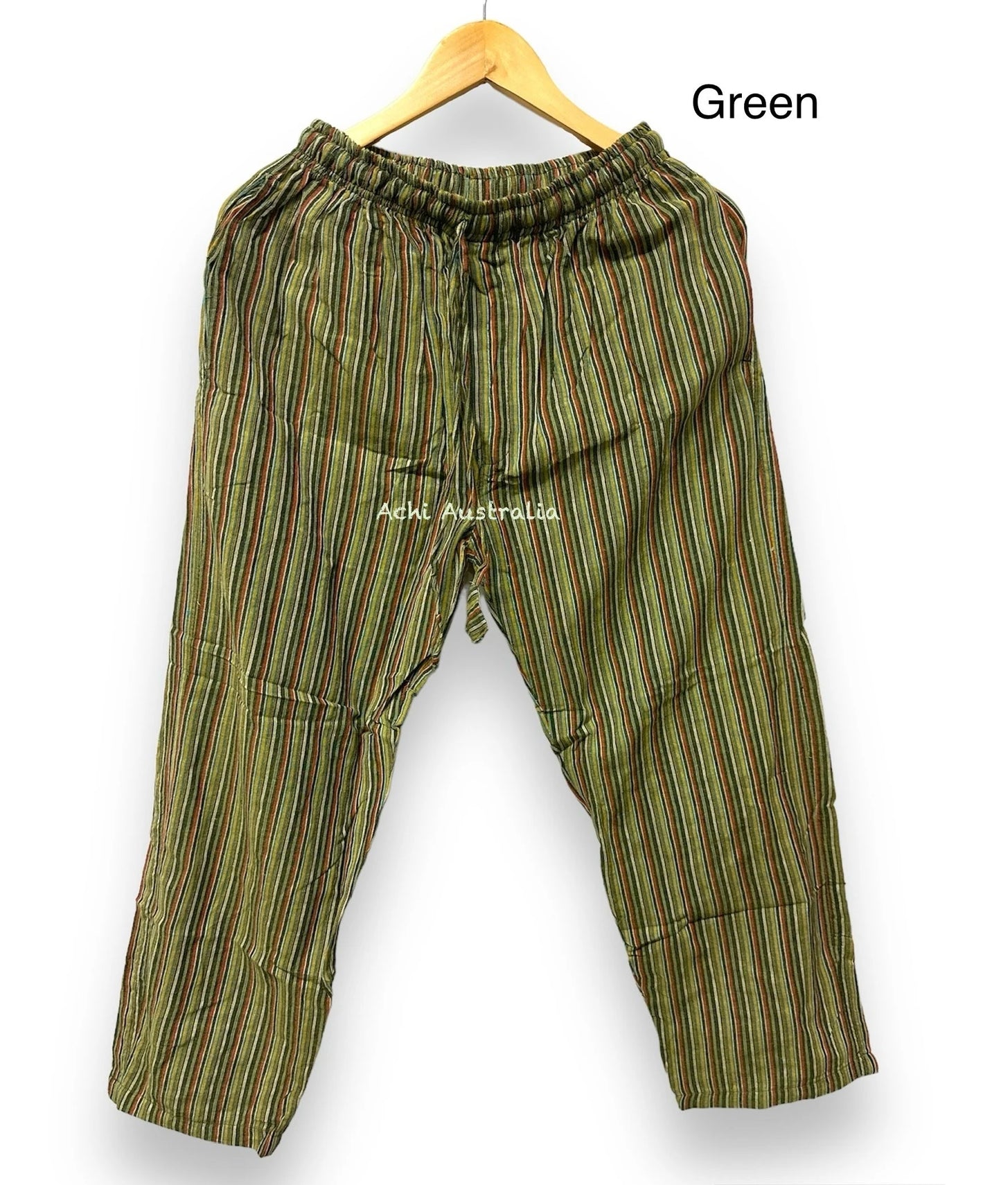 Hippie Mens Cotton Stripe Pants